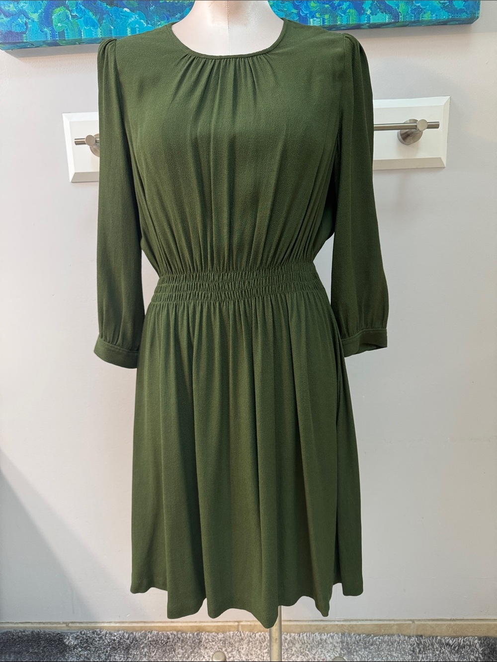 Kate Spade Green long sleeve dress sz.4